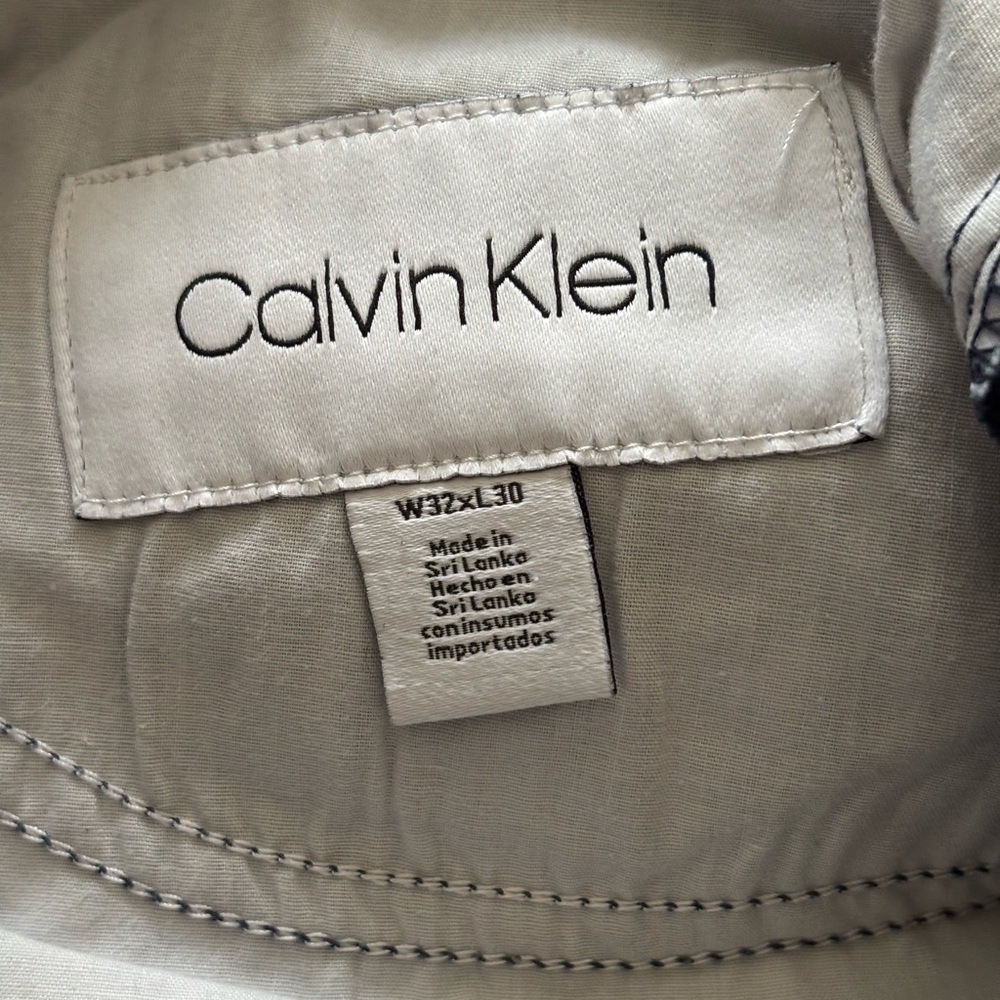 Calvin Klein dark blue Slim Fit Straight Leg Pants Size 32 L 30 - Picture 10 of 12